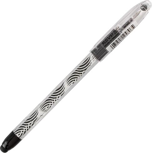 Pentel RSVP STYLUS Ballpoint Pen, Fine Line, Black Ink (BK90L-A) (12 count) in Saudi Arabia