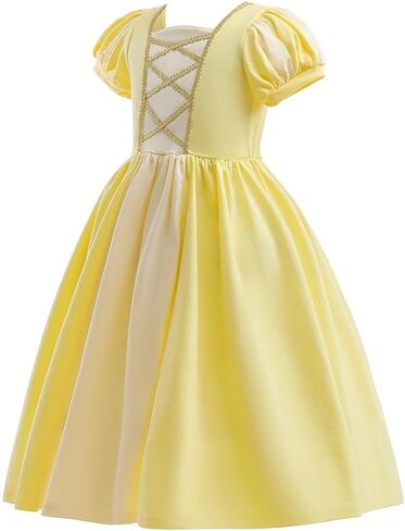 MYRISAM Girls Princess Costume Summer Dresses Halloween Christmas Birthday Party Pageant Cotton Ball Gown w/Accessories in Kuwait