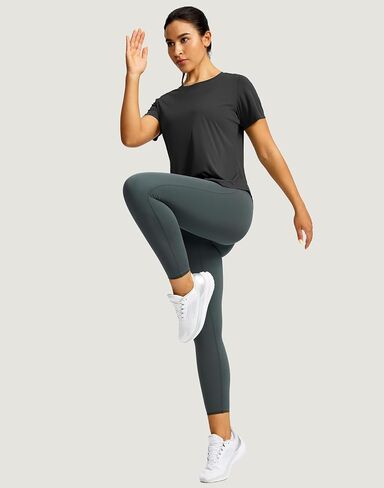 Women's Short Sleeve Workout Shirts Breathable UPF 50+ Sun Protection T-Shirts Quick Dry Gym Running Hiking Tops in Saudi Arabia