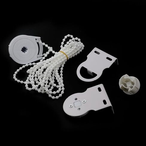 Antrader 2 Sets Roller Blind Clutch with Metal Bracket & Bead Chain,Roller Shade Clutch for 28mm Tube,White in Saudi Arabia