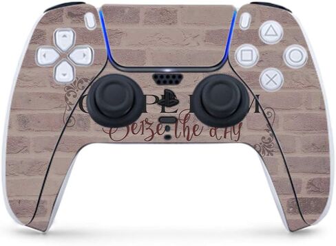 MightySkins Skin Compatible with PS5 / PlayStation 5 Controller - All My Friends are Dead | Protective, Durable, and Unique Vinyl Decal wrap Cover | Easy to Apply | Made in The USA in Saudi Arabia