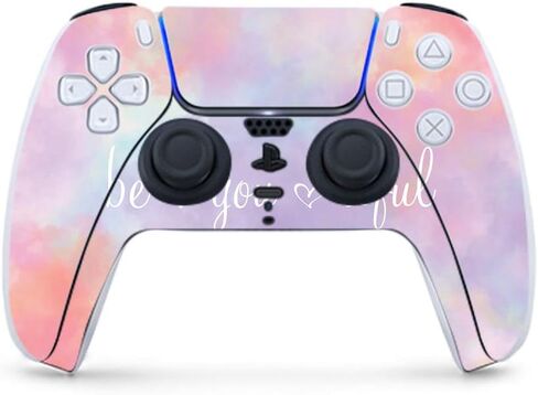 MightySkins Skin Compatible with PS5 / PlayStation 5 Controller - All My Friends are Dead | Protective, Durable, and Unique Vinyl Decal wrap Cover | Easy to Apply | Made in The USA in Saudi Arabia