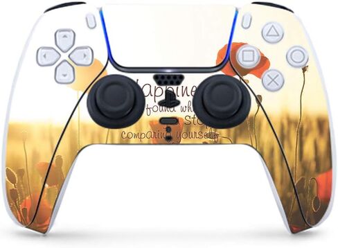 MightySkins Skin Compatible with PS5 / PlayStation 5 Controller - All My Friends are Dead | Protective, Durable, and Unique Vinyl Decal wrap Cover | Easy to Apply | Made in The USA in Saudi Arabia