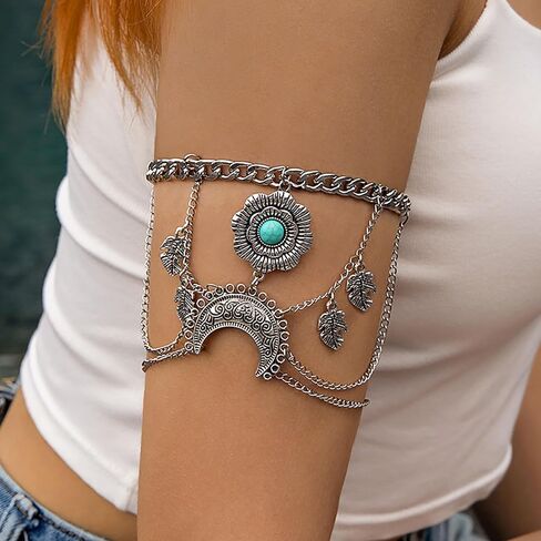 Dream Catcher Bracelet for Women Boho Turquoise Bracelet Dream Catcher Charm Bracelet Vintage Western Jewelry Gift for Girls in Saudi Arabia