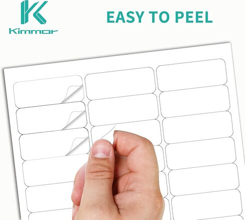 1" x 2-5/8" Premium Green Colored Shipping Address Labels Sticker Papers for Inkjet & Laser Printer Self-Adhesive Mailing Labels Writable Tags, 8.5"×11" 30 Labels per Sheet in Saudi Arabia