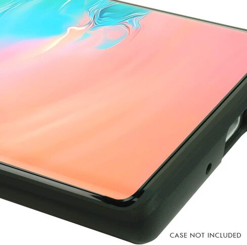 واقي شاشة IQShield متوافق مع هاتف Samsung Galaxy Note 10+ Plus (Note 10+ 5G، شاشة 6.8 بوصة) (عبوتان) (صديق للحافظة) طبقة TPU شفافة مضادة للفقاعات in Kuwait