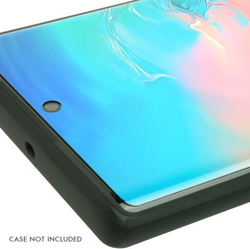 واقي شاشة IQShield متوافق مع هاتف Samsung Galaxy Note 10+ Plus (Note 10+ 5G، شاشة 6.8 بوصة) (عبوتان) (صديق للحافظة) طبقة TPU شفافة مضادة للفقاعات in Kuwait