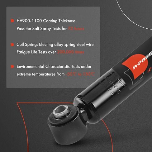 A-Premium Rear Shock Absorber Compatible with Volvo XC60 2010-2017, Driver and Passenger Side 2-PC Set in Saudi Arabia