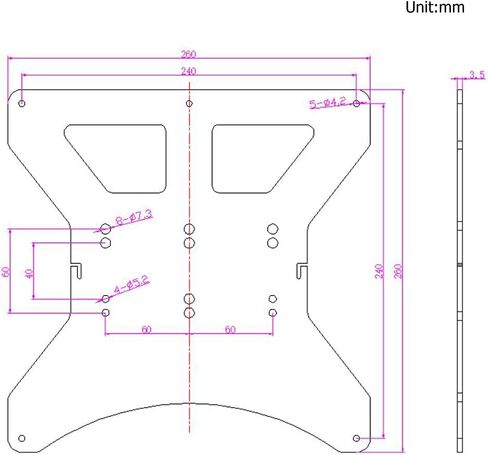 Modular Y Carriage Plate Upgrade for 2040V Aluminum Profile for Ender3/Ender3 Pro 3D Printer (190mm) in Saudi Arabia