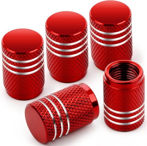 Car Tire Valve Stem Caps Cover,Wheel Tire Caps 5 Pack, Universal Valve Stem Covers with O Rubber Ring,Corrosion Resistant Leak-Proof,Tire Air Caps Cover for Cars Suvs Bikes Trucks Motorcycles Blue in Saudi Arabia