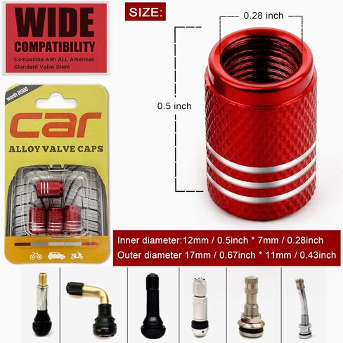 Car Tire Valve Stem Caps Cover,Wheel Tire Caps 5 Pack, Universal Valve Stem Covers with O Rubber Ring,Corrosion Resistant Leak-Proof,Tire Air Caps Cover for Cars Suvs Bikes Trucks Motorcycles Blue in Saudi Arabia