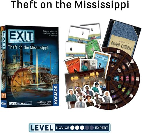 EXIT: The Game 4-Pack Escape Room Bundle | Season 4 | Theft on the Mississippi | Stormy Flight | Cemetery of the Knight | Enchanted Forest | Family-Friendly, Cooperative Game | 1 to 4 Players in Saudi Arabia