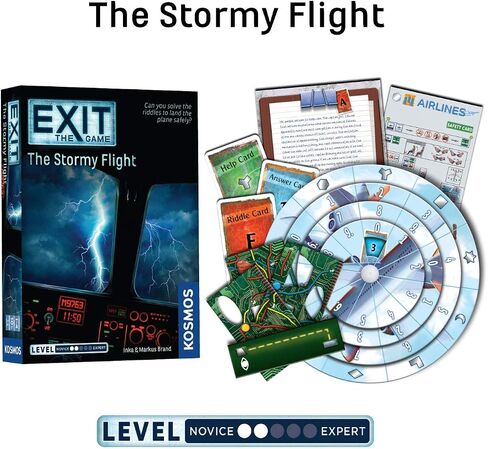 EXIT: The Game 4-Pack Escape Room Bundle | Season 4 | Theft on the Mississippi | Stormy Flight | Cemetery of the Knight | Enchanted Forest | Family-Friendly, Cooperative Game | 1 to 4 Players in Saudi Arabia