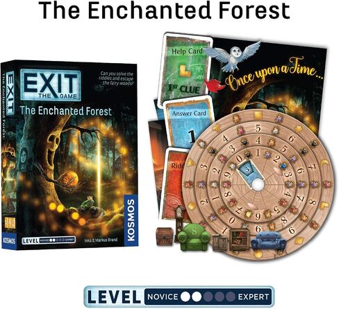 EXIT: The Game 4-Pack Escape Room Bundle | Season 4 | Theft on the Mississippi | Stormy Flight | Cemetery of the Knight | Enchanted Forest | Family-Friendly, Cooperative Game | 1 to 4 Players in Saudi Arabia