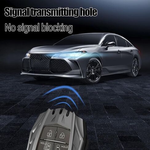 Toyota Key Fob Cover with Keychain,Durable Zinc Alloy Protection Key Case in Saudi Arabia