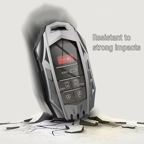 Toyota Key Fob Cover with Keychain,Durable Zinc Alloy Protection Key Case in Saudi Arabia