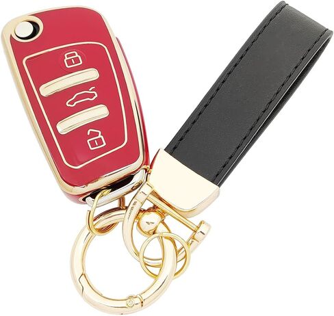 غطاء حماية ناعم من البولي يوريثان الحراري 360 درجة متوافق مع Audi A1 A3 A4 A6 A8 TT Q7 S6 Key Fob in Saudi Arabia
