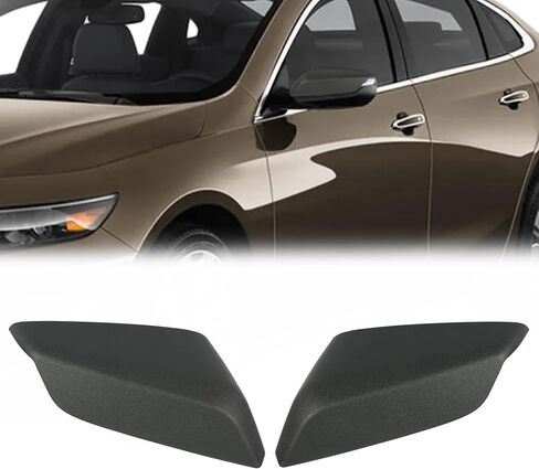 KUAFU Mirror Cover Driver Side Compatible with 2016-2022 Chevrolet Malibu Mirror Cover Cap Replacement for 84026841 Plastic Black in Saudi Arabia