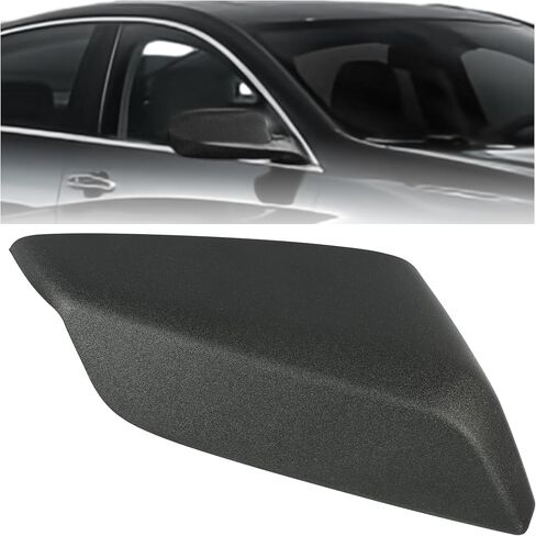 KUAFU Mirror Cover Driver Side Compatible with 2016-2022 Chevrolet Malibu Mirror Cover Cap Replacement for 84026841 Plastic Black in Saudi Arabia