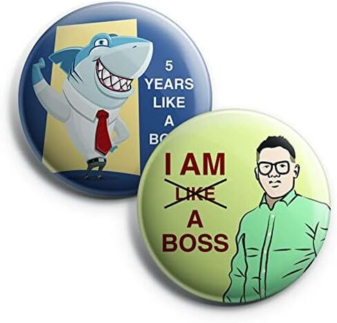 أزرار Pinback بتصميمات مضحكة وجذابة (عبوة من 10 قطع) in Kuwait