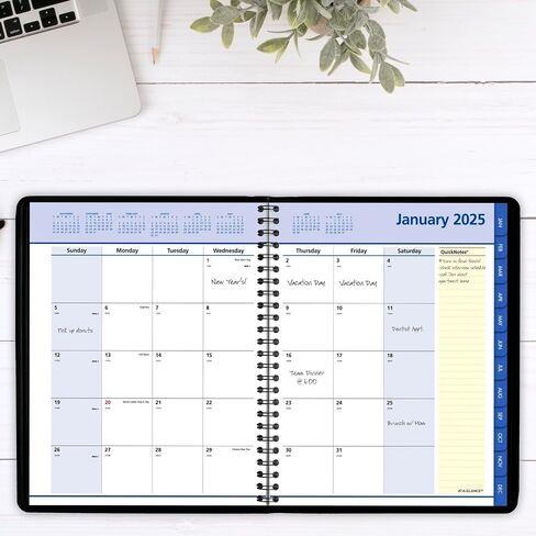 AT-A-GLANCE 2025 Desk Calendar, Monthly Desk Pad, 18" x 11", Compact, QuickNotes (SK7100025) in Saudi Arabia