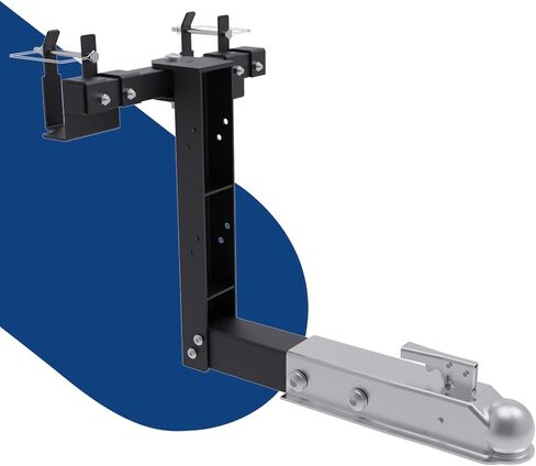 ELITEWILL سلة المهملات بعجلات يمكن متعهد النقل مع وصلة وصلة الكرة المقرنة الكرة التي شنت سلة المهملات الناقل، سلة المهملات سحب الناقل يصلح لشاحنة السيارات سيارة الدفع الرباعي عربة الغولف ATV UTV مع كرة وصلة in Kuwait