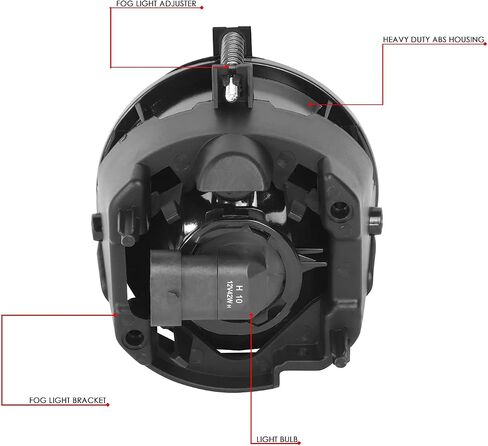 DNA MOTORING FL-ZTL-311-AM Fog Light Driver & Passenger Side [Compatible with 05-08 Pacifica / 05-09 Sebring / 05-09 Town & Country] in Saudi Arabia