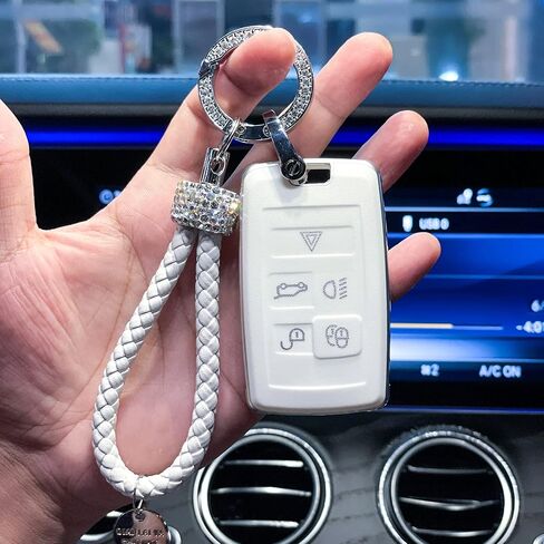 for Land Rover Key Fob Cover, Key Fob Full Protection Case is Premium Soft TPU in Saudi Arabia