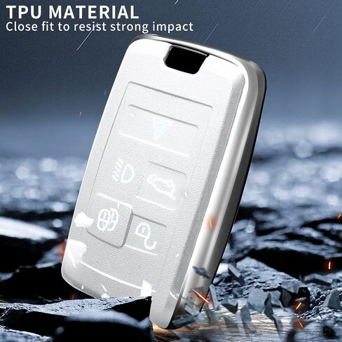 for Land Rover Key Fob Cover, Key Fob Full Protection Case is Premium Soft TPU in Saudi Arabia