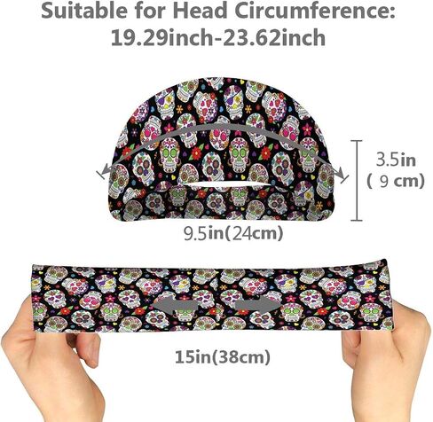 Unisex Mens Womens Headband Sports Sweatbands Hair Band for Running, Workout, Gym, Cycling, Tennis, Yoga in Saudi Arabia