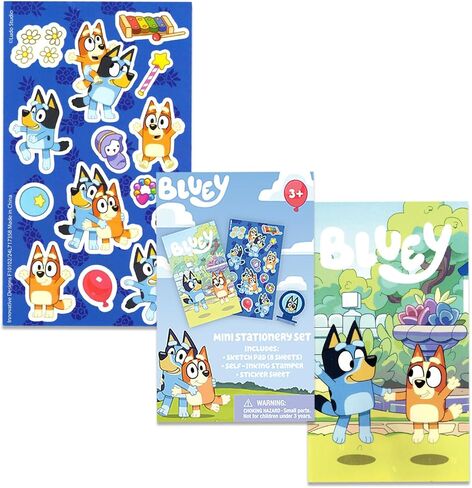 Disney Bluey Themed Prizes for Classroom - Bluey Activity Books for Kids Ages 3-5 Bundle Includes 24 Bluey Party Favors for Kids, Elementary, Kindergarten Class Teacher Rewards | Bluey Party Favors in Saudi Arabia