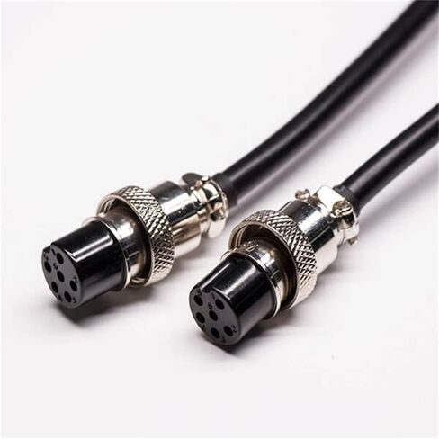 GX16 Double Female Electrical Plug Female to Female Circular Aviation Connector with Cable 1M (4 Pin) in Kuwait