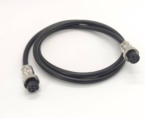GX16 Double Female Electrical Plug Female to Female Circular Aviation Connector with Cable 1M (4 Pin) in Kuwait