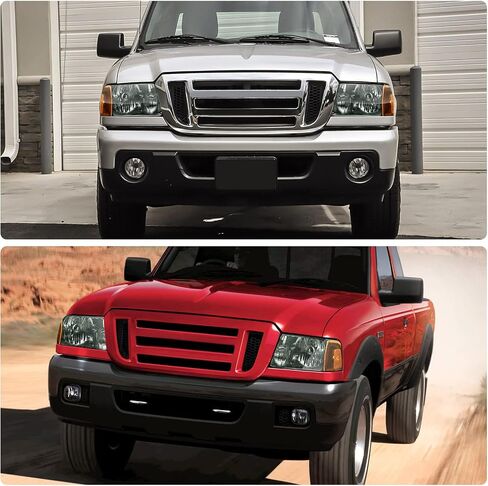 DWVO Headlight Assembly Compatible with 2001-2011 Ford Ranger Headlamp+Corner light Black Housing Clear Lens Amber Reflector in Saudi Arabia