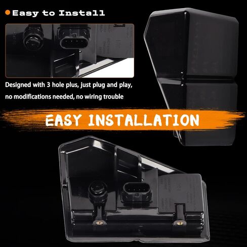 مصابيح خلفية للفرامل LED UTV المدخنة، المصابيح الخلفية تناسب Polaris Ranger XP 1000 Crew 2018-2023، تناسب الاستبدال 2413766 2413767-2 قطعة in Kuwait