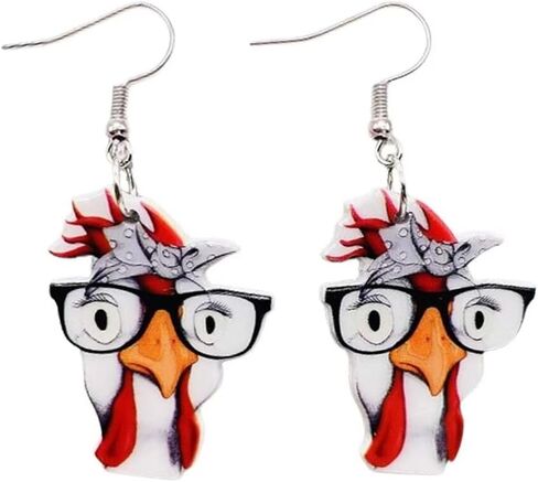 Independence Day Patriotic Earrings 4th of July Acrylic Earrings Lightweight Jewelry Gifts for Women and Girls in Saudi Arabia