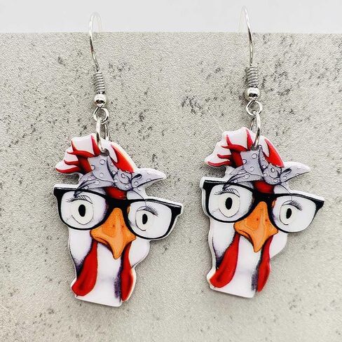 Independence Day Patriotic Earrings 4th of July Acrylic Earrings Lightweight Jewelry Gifts for Women and Girls in Saudi Arabia