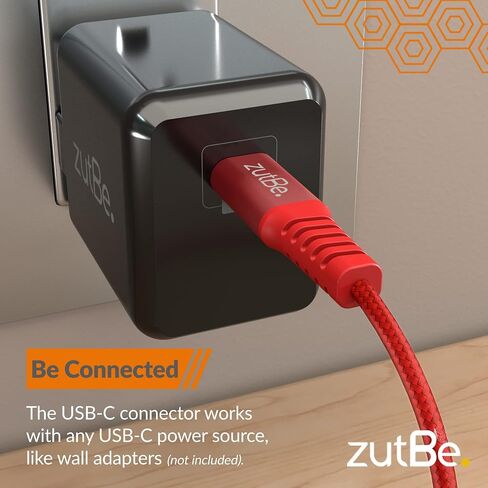 Shield 2 USB-C to Lightning Cable Braided with Kevlar, for iPhone 14 13 12 11 Pro/Pro Max X iPad AirPods iPod (MFI Certified) Supports Power Delivery (Charger not Included) (6ft Blk & Slvr) in Saudi Arabia