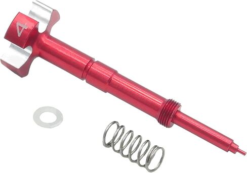 Air Fuel Mixture Screw CNC Adjust Carb FCR Air Screw Compatible with KEIHIN Carburetor Four-Strokes FCR Carbs Motorcross Motorcycle (Red) in Saudi Arabia