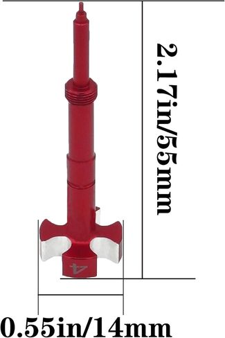 Air Fuel Mixture Screw CNC Adjust Carb FCR Air Screw Compatible with KEIHIN Carburetor Four-Strokes FCR Carbs Motorcross Motorcycle (Red) in Saudi Arabia