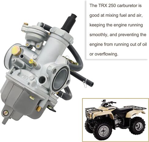 KELEN TRX 250 Carburetor Carb متوافق مع Honda TRX 250 TRX250 Recon TRX250TM TRX250TE ATV Carb Carburator، TRX 250 TRX250TM Carburetor Kit in Saudi Arabia