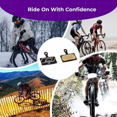 Bike Disc Brake Pads Compatible with/Replacement for Shimano XTR XT SLX Deore Alfine FSA K-Force Afterburner Rever MCX1-Braking Stability for Road/Mountain Bikes 87 in Saudi Arabia