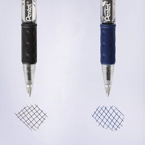 Pentel RSVP STYLUS Ballpoint Pen, Fine Line, Black Ink (BK90L-A) (12 count) in Saudi Arabia