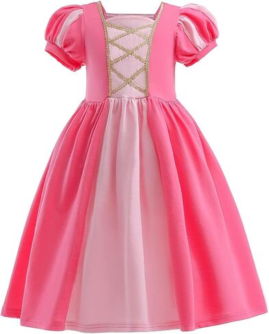 MYRISAM Girls Princess Costume Summer Dresses Halloween Christmas Birthday Party Pageant Cotton Ball Gown w/Accessories in Saudi Arabia