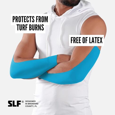 SLEEFS Turf Tape (White) - Perfect Football Arm Tape / Extra Wide Athletic Tape - Flexible, Waterproof, Ultra Sticky Kinesio / Kinetic / Kenesiology Tape in Saudi Arabia