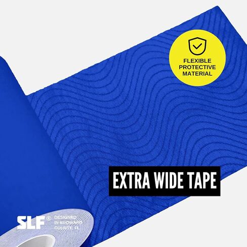SLEEFS Turf Tape (White) - Perfect Football Arm Tape / Extra Wide Athletic Tape - Flexible, Waterproof, Ultra Sticky Kinesio / Kinetic / Kenesiology Tape in Saudi Arabia
