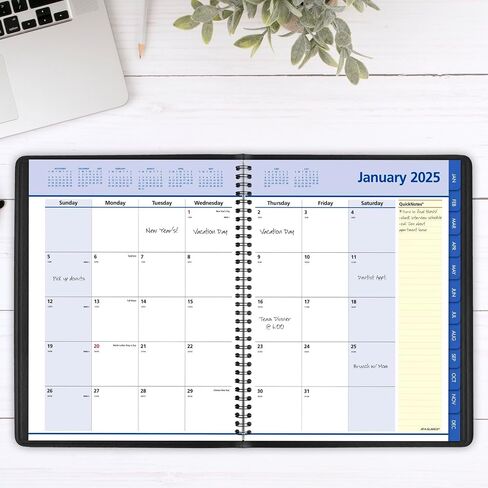 AT-A-GLANCE 2025 Desk Calendar, Monthly Desk Pad, 18" x 11", Compact, QuickNotes (SK7100025) in Saudi Arabia