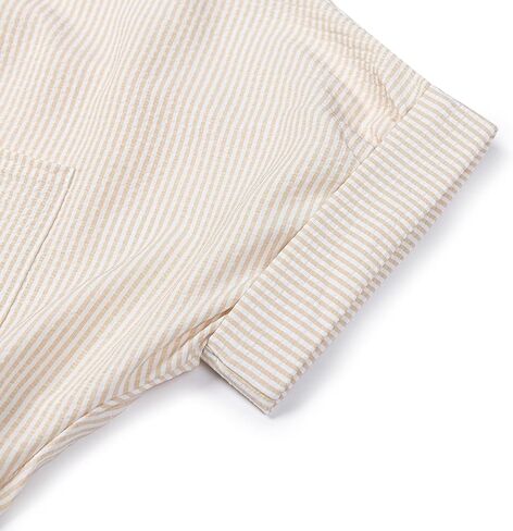 Women's Summer Casual Short Sleeve Waist Button Ruffled Skirt Dress in Kuwait