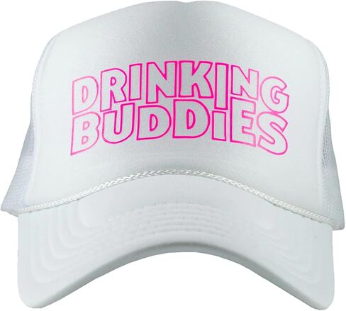 KATYDID Drinking Buddies Decal Foam Trucker Hat in Saudi Arabia
