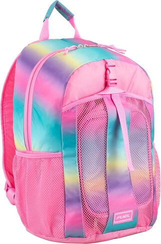 FUEL Lunch Backpack Set Water Resistant Dome Bookbag Bag Soft Reusable Insulated Cooler Lunch Box Thermal Travel Office Lunch Bag, Orange & Black in Kuwait